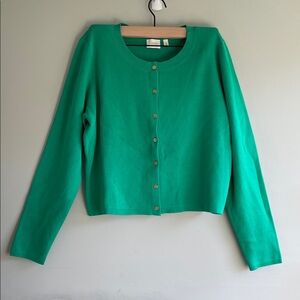 Cyrus Vibrant Green Cardigan Size L
